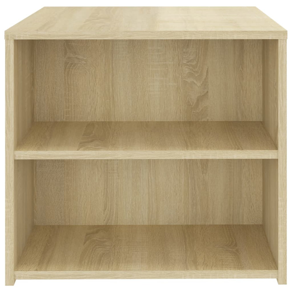 Bijzettafel 50x50x45 cm spaanplaat sonoma eikenkleurig MeubelReus