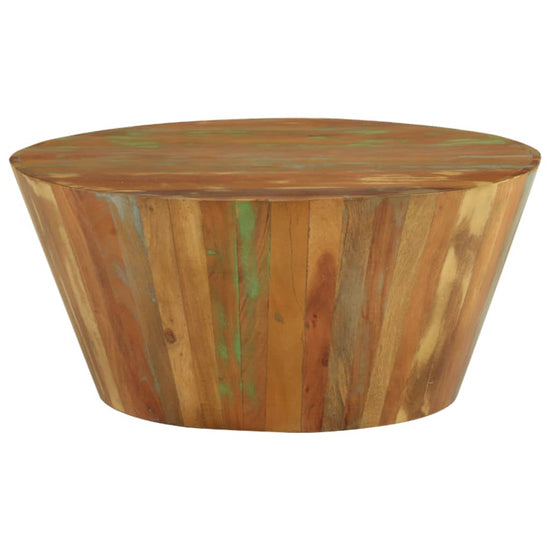 Salontafel Ø65x31 cm massief gerecycled hout MeubelReus