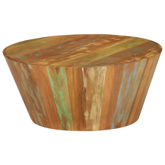 Salontafel Ø65x31 cm massief gerecycled hout MeubelReus