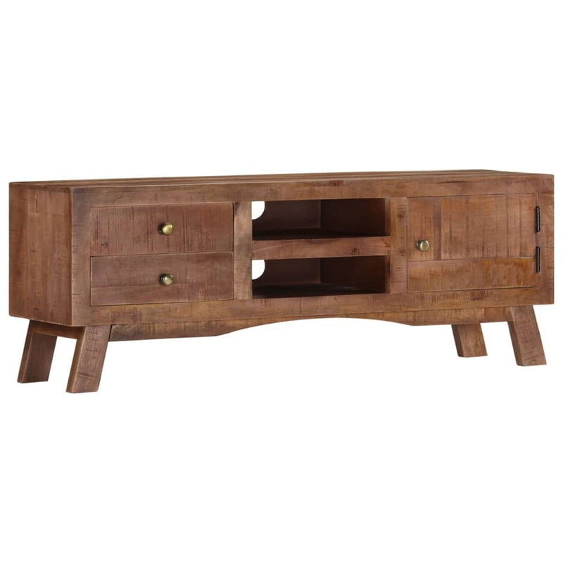 Tv-meubel 110x30x40 cm ruw mangohout MeubelReus