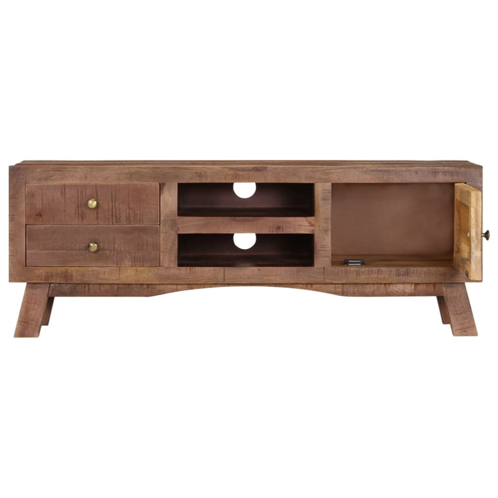 Tv-meubel 110x30x40 cm ruw mangohout MeubelReus