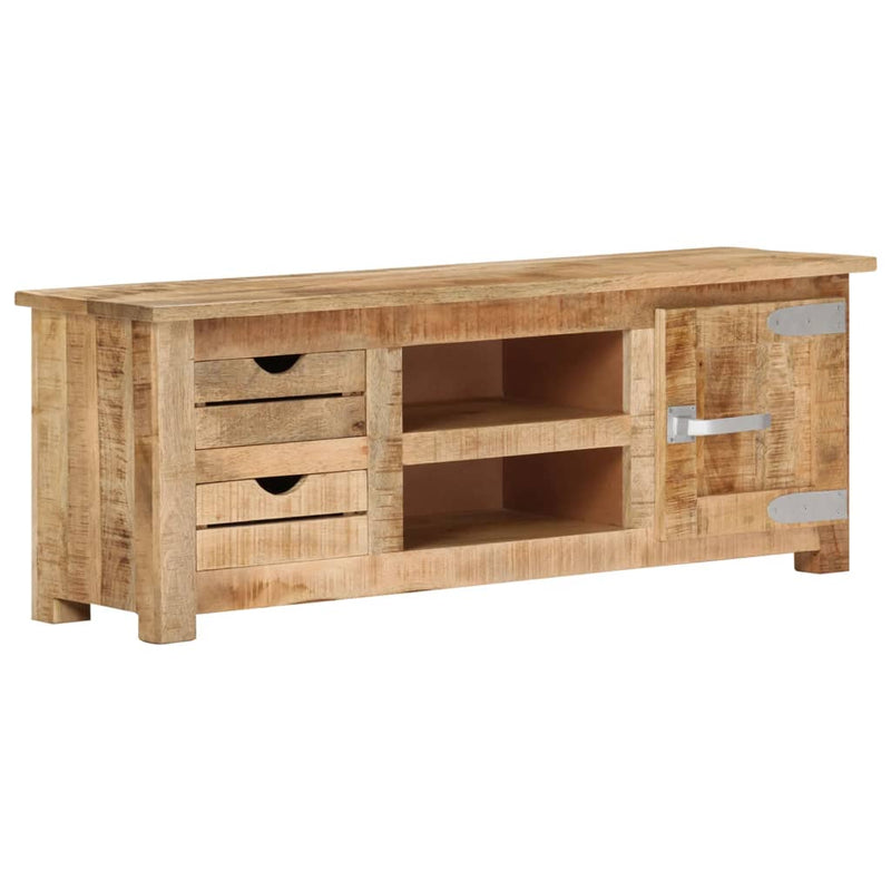 Tv-meubel 110x30x40 cm ruw mangohout MeubelReus