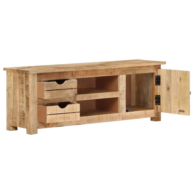 Tv-meubel 110x30x40 cm ruw mangohout MeubelReus