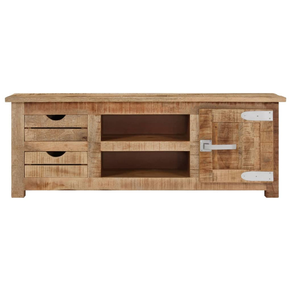 Tv-meubel 110x30x40 cm ruw mangohout MeubelReus