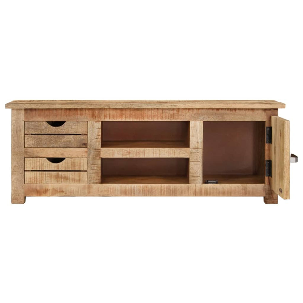 Tv-meubel 110x30x40 cm ruw mangohout MeubelReus