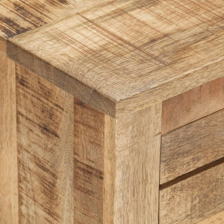 Tv-meubel 110x30x40 cm ruw mangohout MeubelReus