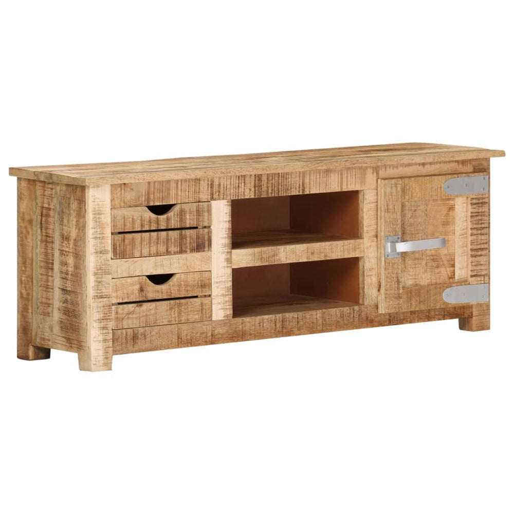Tv-meubel 110x30x40 cm ruw mangohout MeubelReus