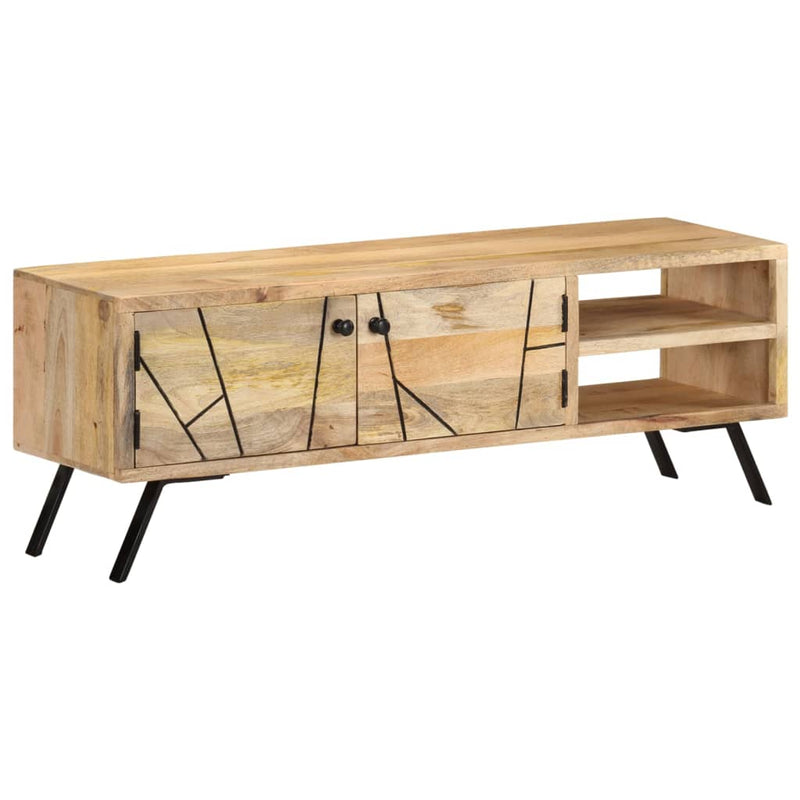 Tv-meubel 110x30x40 cm massief mangohout MeubelReus