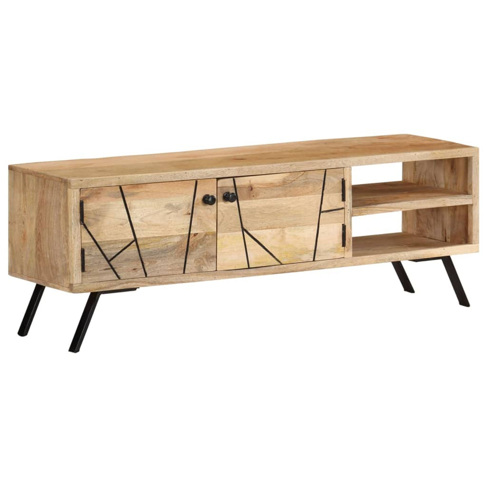 Tv-meubel 110x30x40 cm massief mangohout MeubelReus