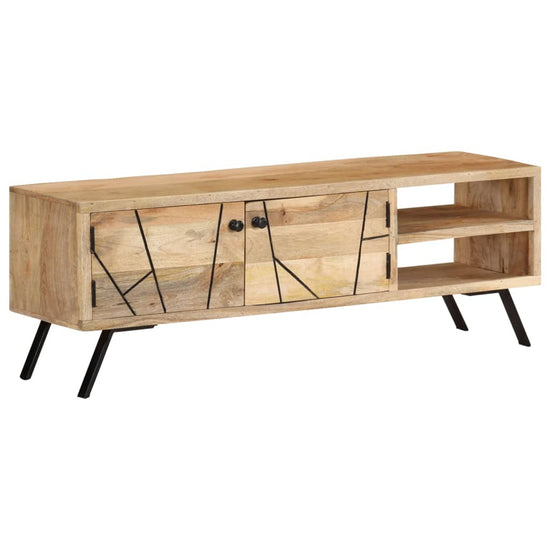 Tv-meubel 110x30x40 cm massief mangohout MeubelReus