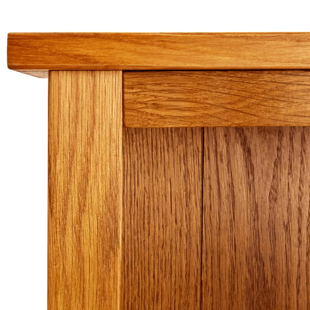 Boekenkast met 5 schappen 45x22x140 cm massief eikenhout MeubelReus