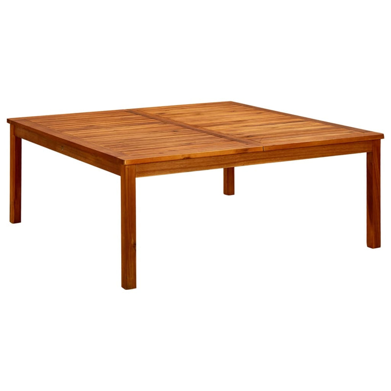 Tuintafel 110x110x45 cm massief acaciahout MeubelReus