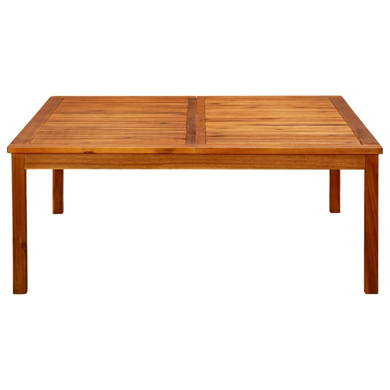 Tuintafel 110x110x45 cm massief acaciahout MeubelReus