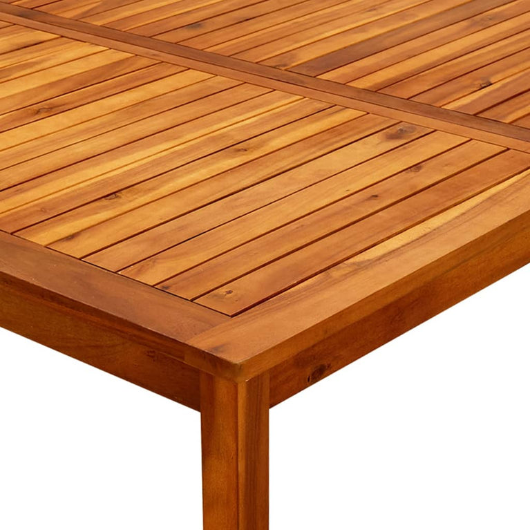 Tuintafel 110x110x45 cm massief acaciahout MeubelReus