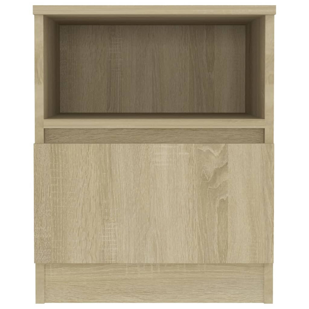 Nachtkastjes 2 st 40x40x50 cm spaanplaat sonoma eikenkleurig MeubelReus