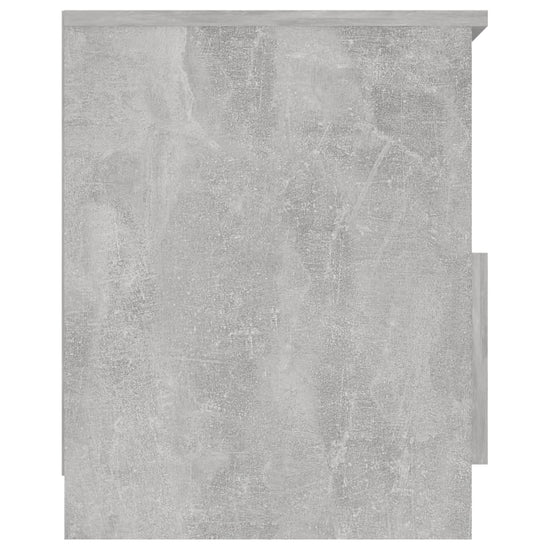 Nachtkastje 40x40x50 cm spaanplaat betongrijs MeubelReus