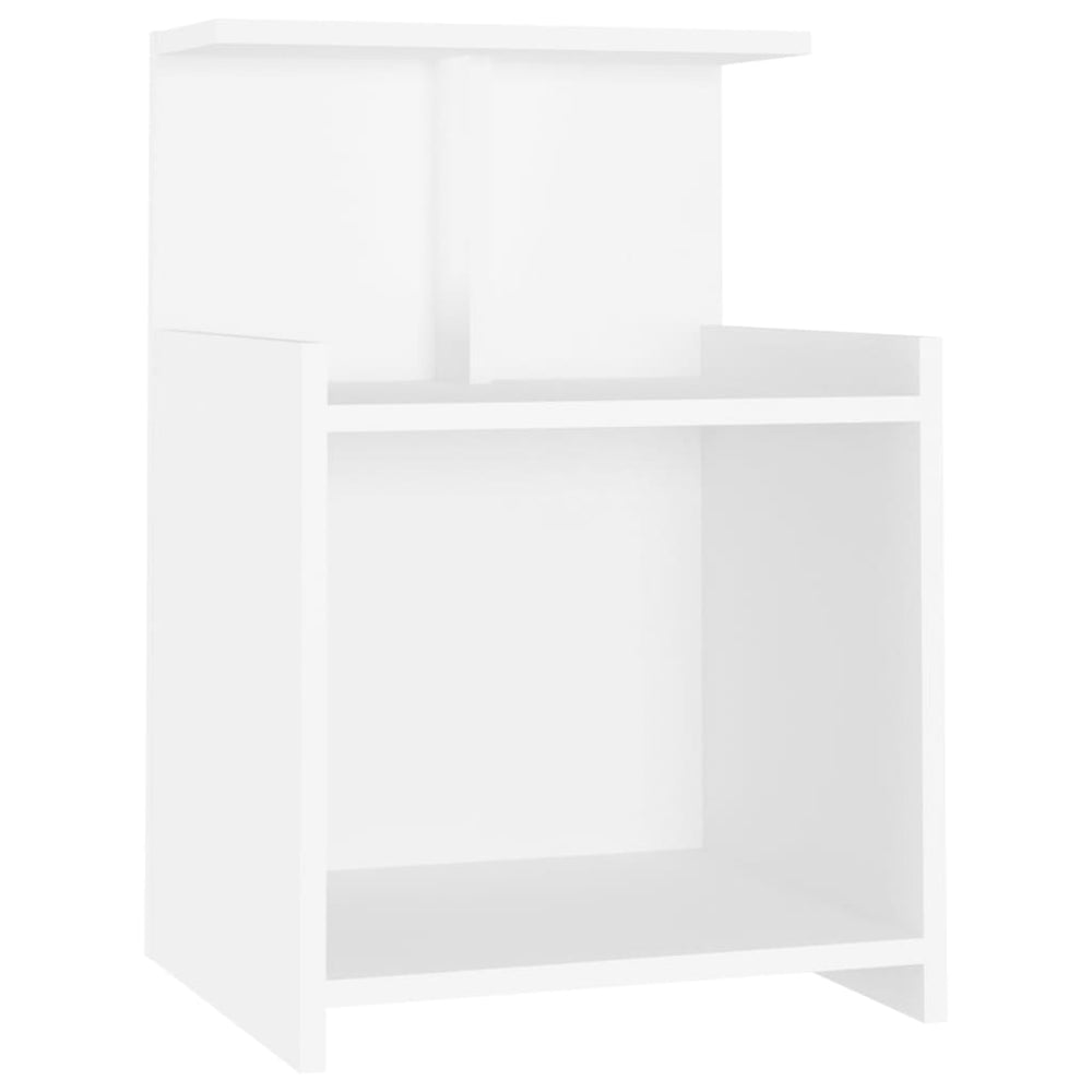 Nachtkastjes 2 st 40x35x60 cm spaanplaat wit MeubelReus