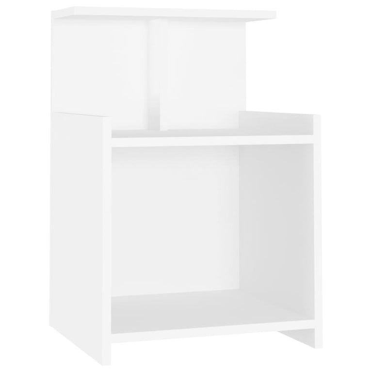 Nachtkastjes 2 st 40x35x60 cm spaanplaat wit MeubelReus