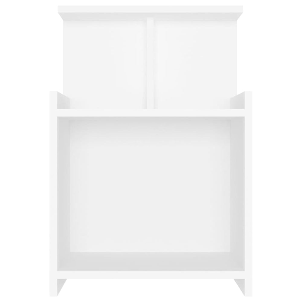 Nachtkastjes 2 st 40x35x60 cm spaanplaat wit MeubelReus