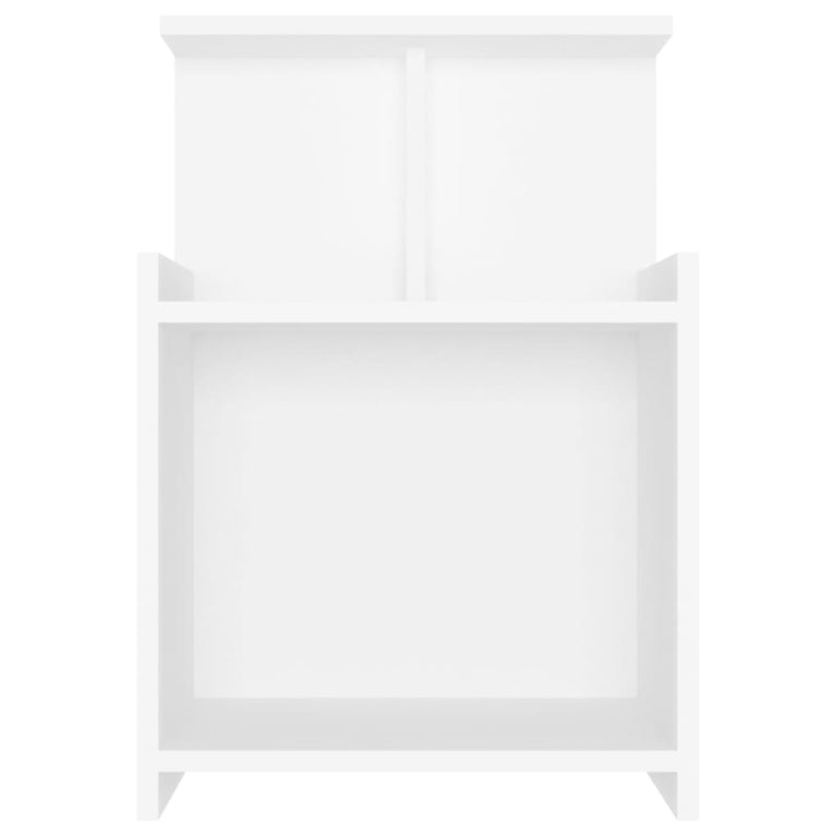 Nachtkastjes 2 st 40x35x60 cm spaanplaat wit MeubelReus