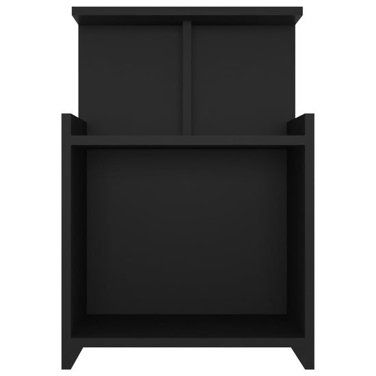 Nachtkastjes 2 st 40x35x60 cm spaanplaat zwart MeubelReus