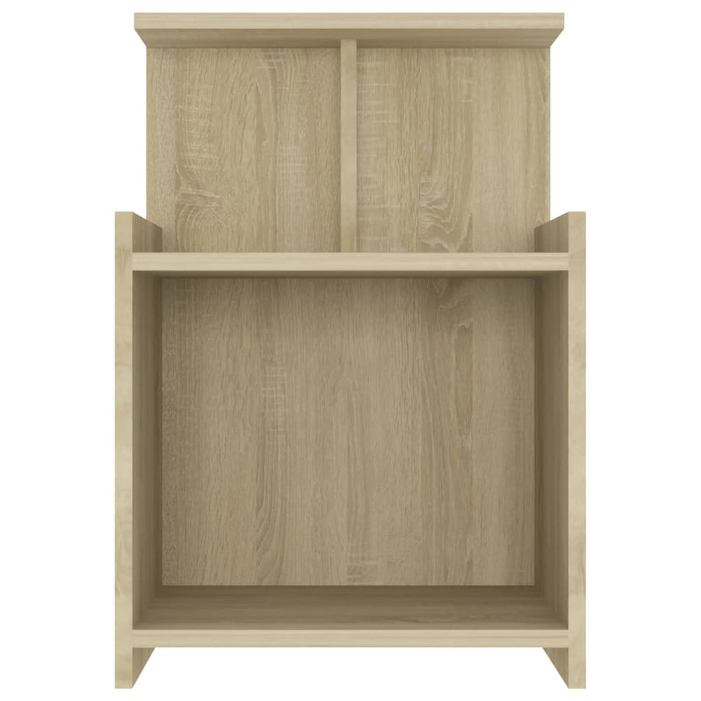 Nachtkastjes 2 st 40x35x60 cm spaanplaat sonoma eikenkleurig MeubelReus