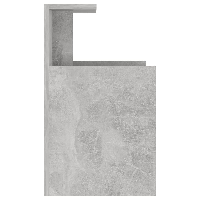 Nachtkastje 40x35x60 cm spaanplaat betongrijs MeubelReus