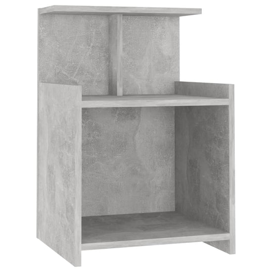 Nachtkastjes 2 st 40x35x60 cm spaanplaat betongrijs MeubelReus