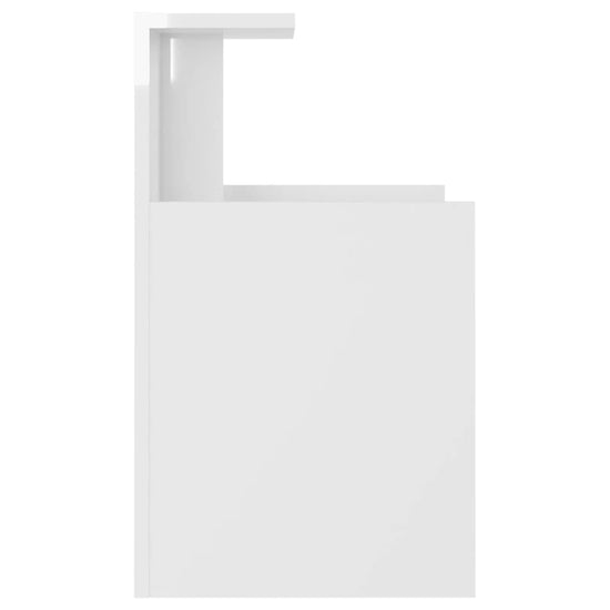 Nachtkastjes 2 st 40x35x60 cm spaanplaat hoogglans wit MeubelReus