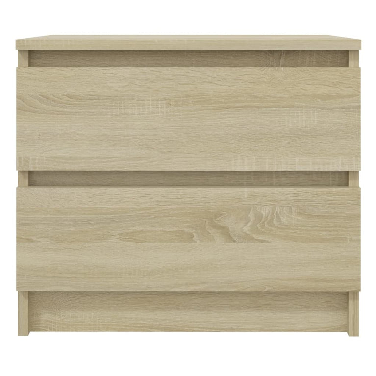 Nachtkastje 50x39x43,5 cm spaanplaat sonoma eikenkleurig