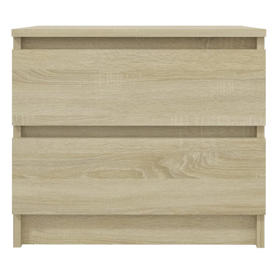 Nachtkastjes 2 st 50x39x43,5 cm spaanplaat sonoma eikenkleurig MeubelReus