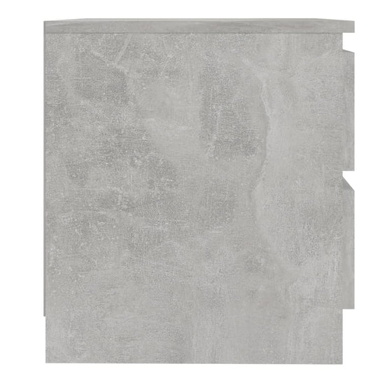 Nachtkastjes 2 st 50x39x43,5 cm spaanplaat betongrijs MeubelReus