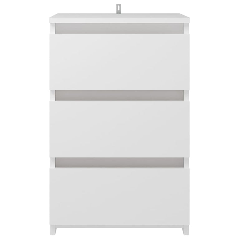 Nachtkastjes 2 st 40x35x62,5 cm spaanplaat wit MeubelReus