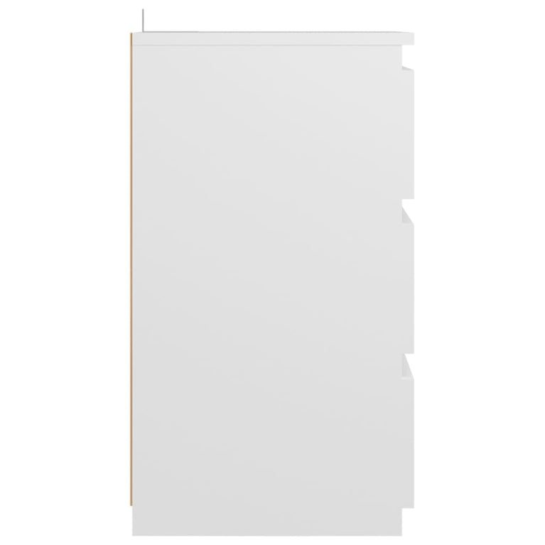 Nachtkastjes 2 st 40x35x62,5 cm spaanplaat wit MeubelReus