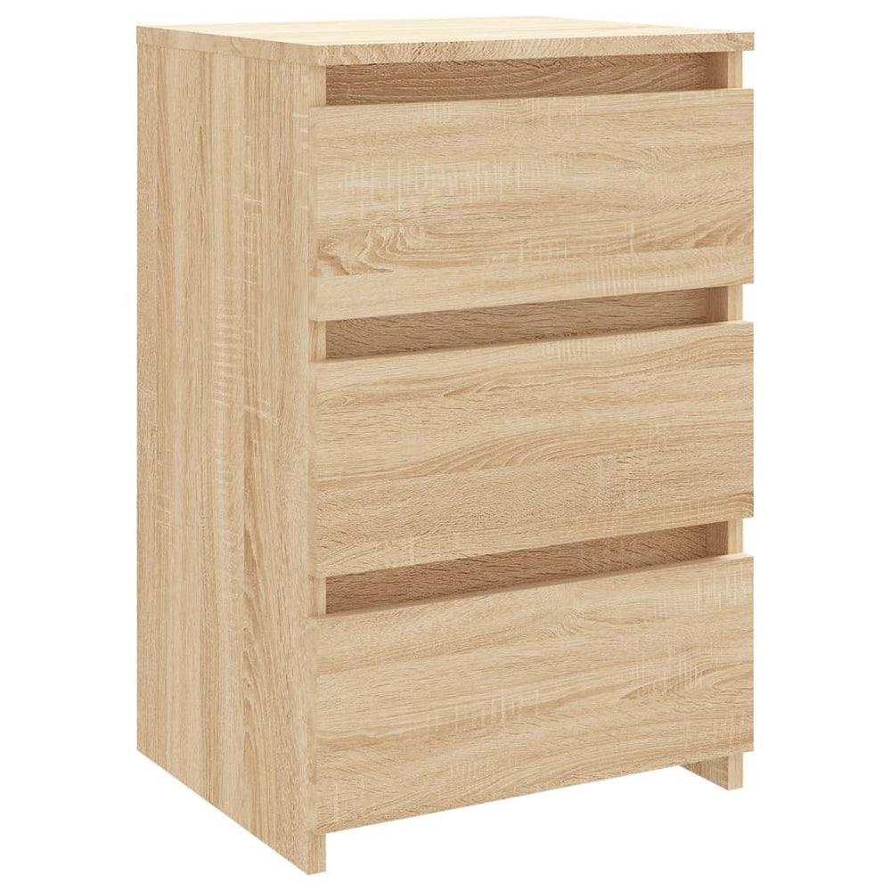Nachtkastjes 2 st 40x35x62,5 cm spaanplaat sonoma eikenkleurig MeubelReus