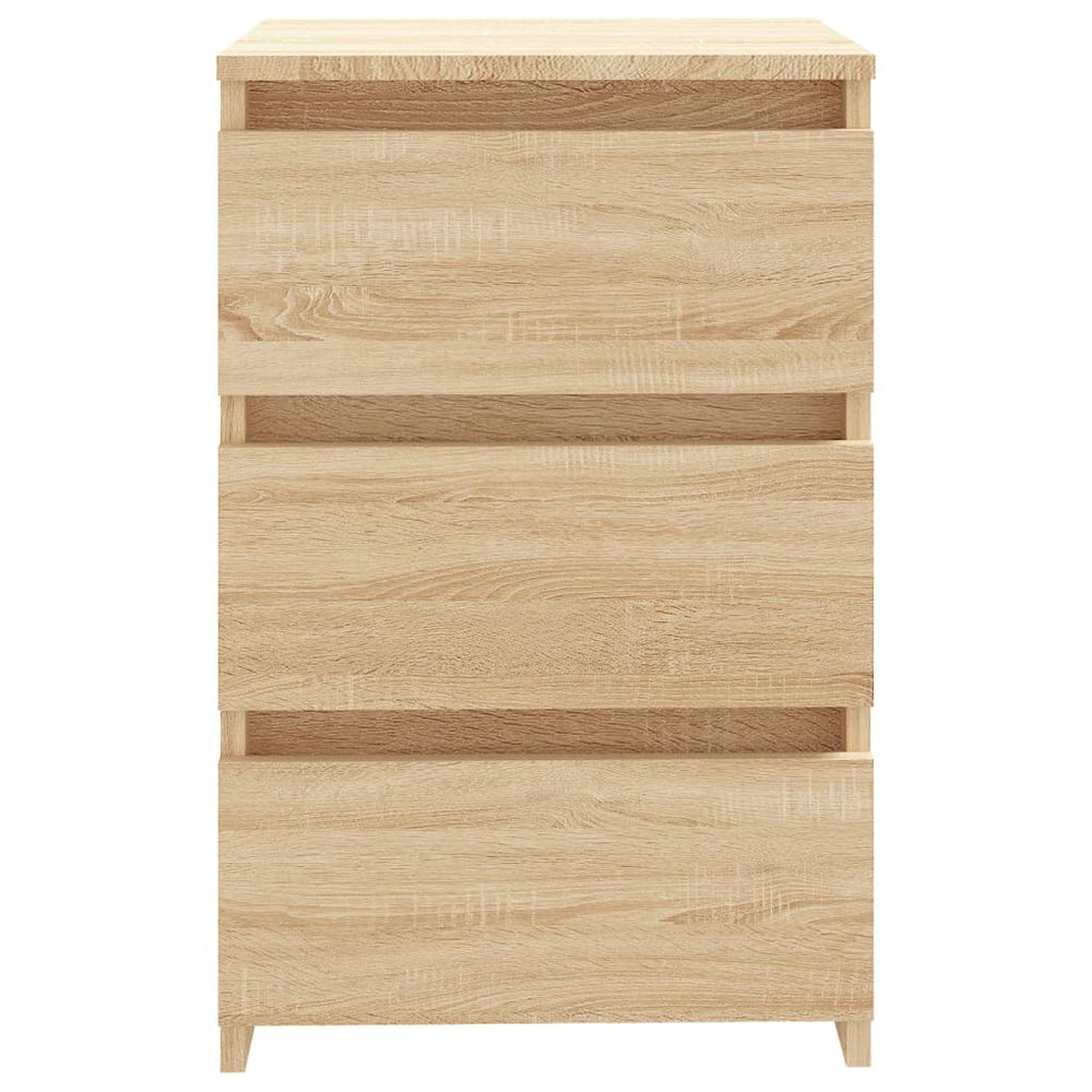 Nachtkastjes 2 st 40x35x62,5 cm spaanplaat sonoma eikenkleurig MeubelReus