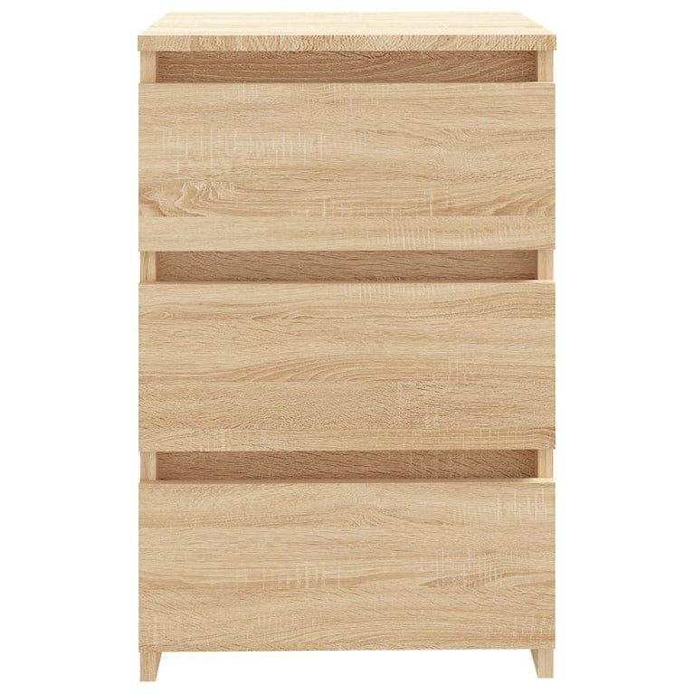 Nachtkastjes 2 st 40x35x62,5 cm spaanplaat sonoma eikenkleurig MeubelReus
