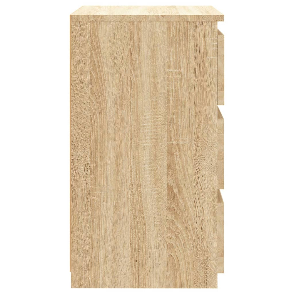 Nachtkastjes 2 st 40x35x62,5 cm spaanplaat sonoma eikenkleurig MeubelReus