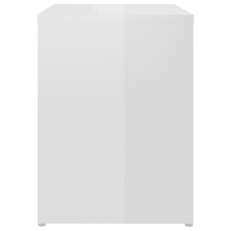 Nachtkastjes 2 st 40x30x40 cm spaanplaat hoogglans wit
