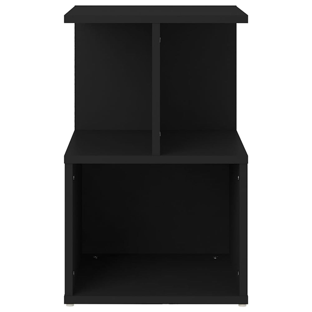 Nachtkastjes 2 st 35x35x55 cm spaanplaat zwart MeubelReus
