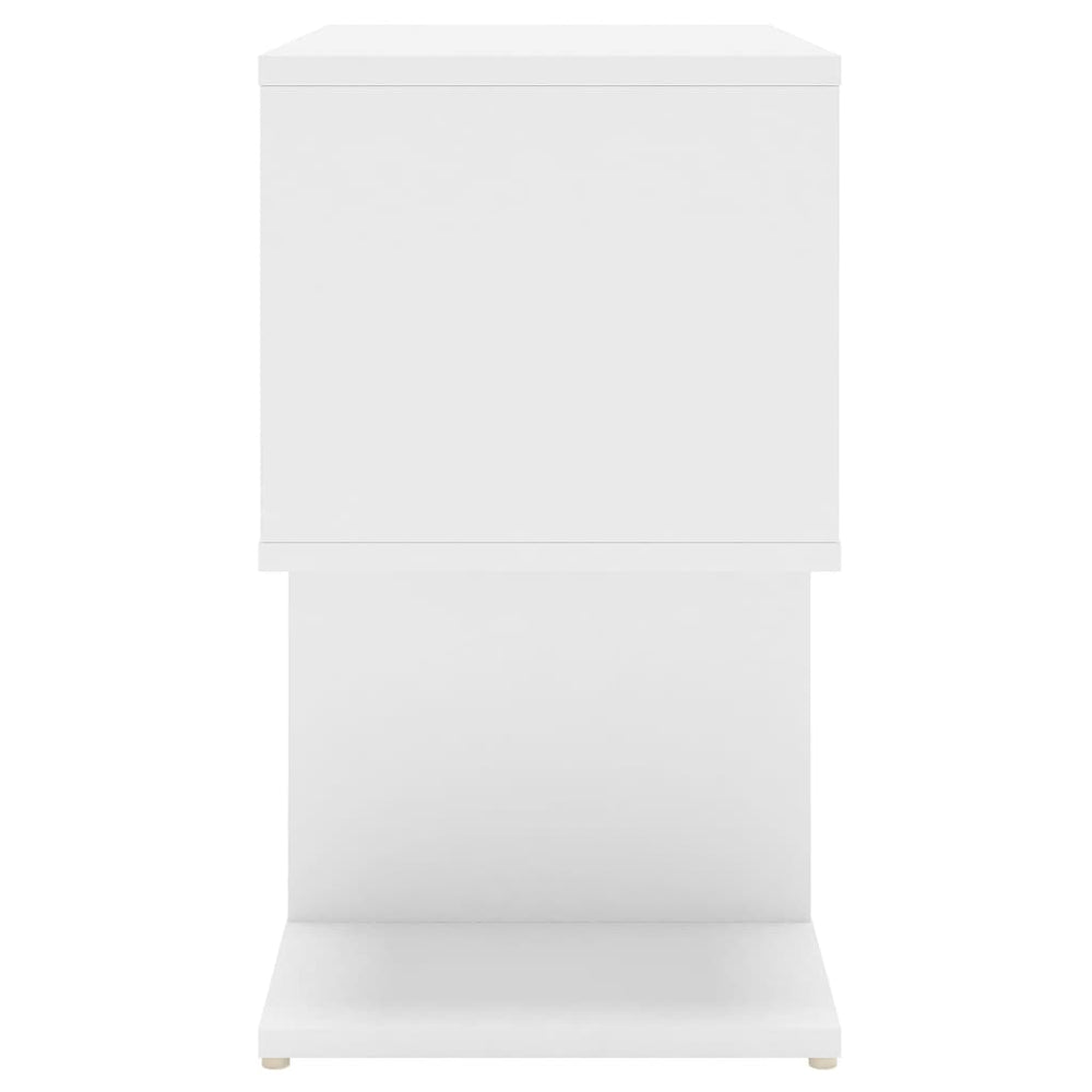 Nachtkastjes 2 st 50x30x51,5 cm spaanplaat wit MeubelReus