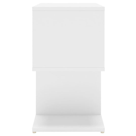 Nachtkastjes 2 st 50x30x51,5 cm spaanplaat wit MeubelReus