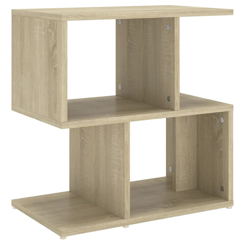 Nachtkastje 50x30x51,5 cm spaanplaat sonoma eikenkleurig MeubelReus