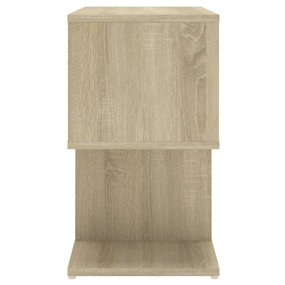 Nachtkastjes 2 st 50x30x51,5 cm spaanplaat sonoma eikenkleurig MeubelReus