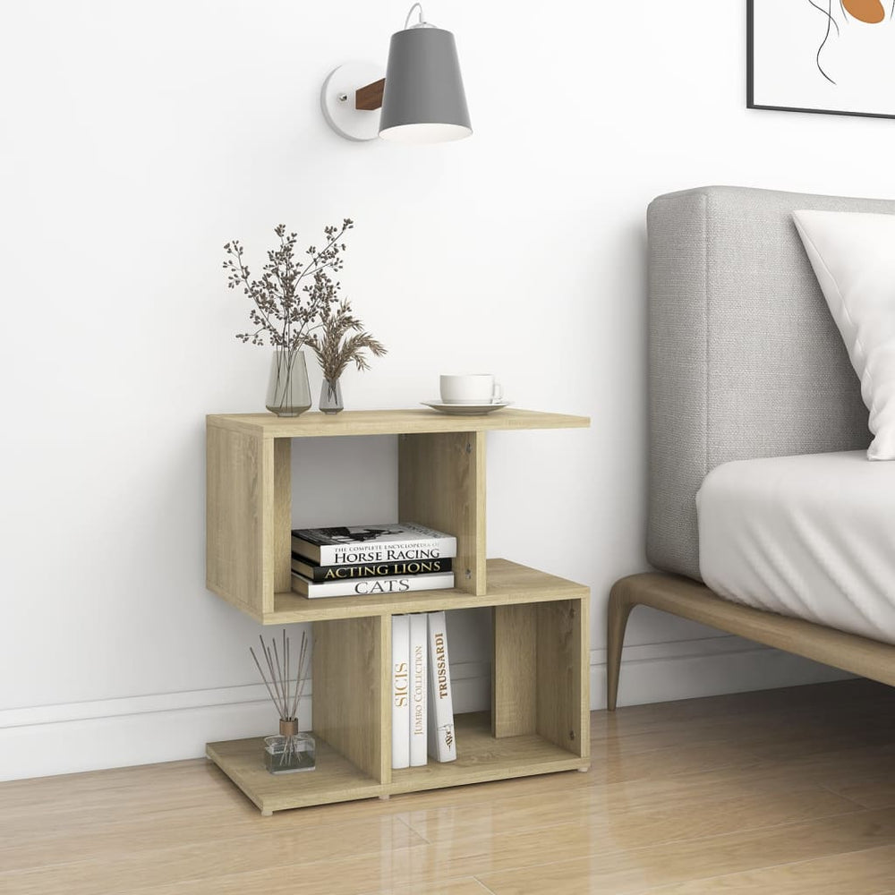Nachtkastjes 2 st 50x30x51,5 cm spaanplaat sonoma eikenkleurig MeubelReus