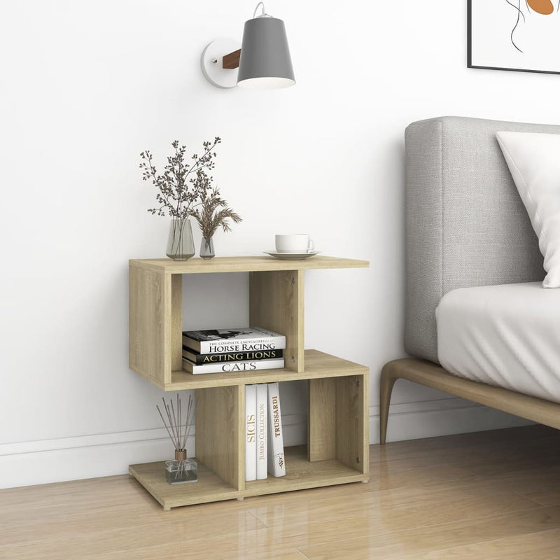 Nachtkastjes 2 st 50x30x51,5 cm spaanplaat sonoma eikenkleurig MeubelReus