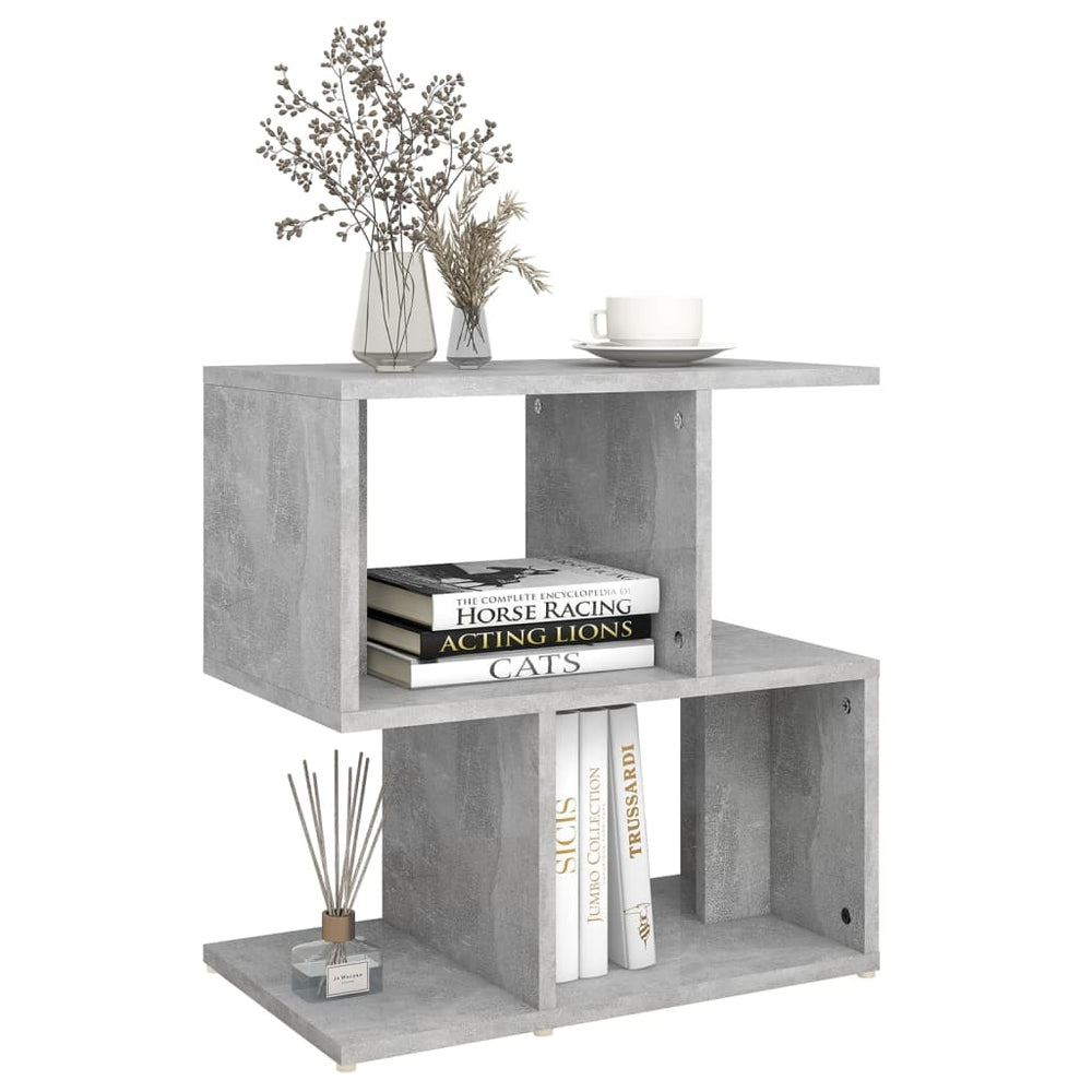 Nachtkastjes 2 st 50x30x51,5 cm spaanplaat betongrijs MeubelReus