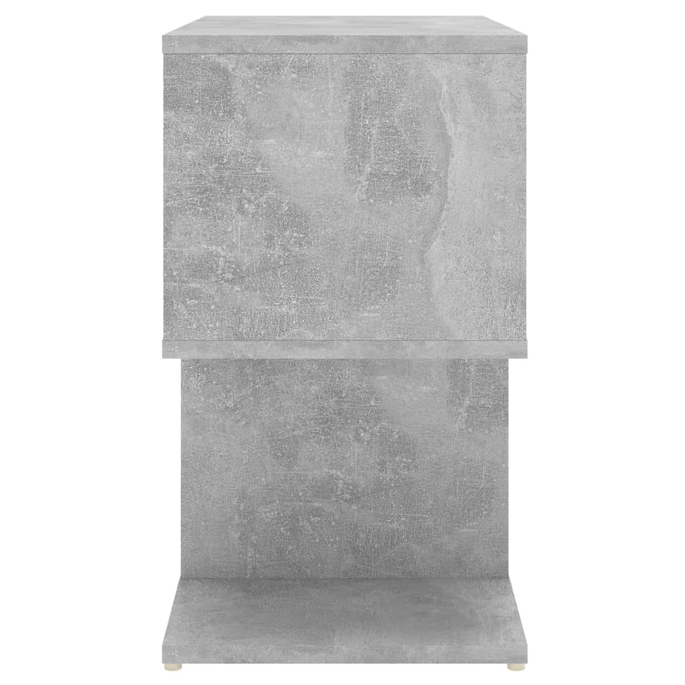Nachtkastjes 2 st 50x30x51,5 cm spaanplaat betongrijs MeubelReus