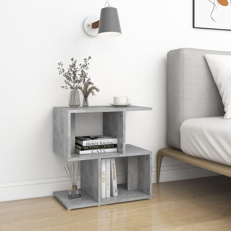 Nachtkastjes 2 st 50x30x51,5 cm spaanplaat betongrijs MeubelReus