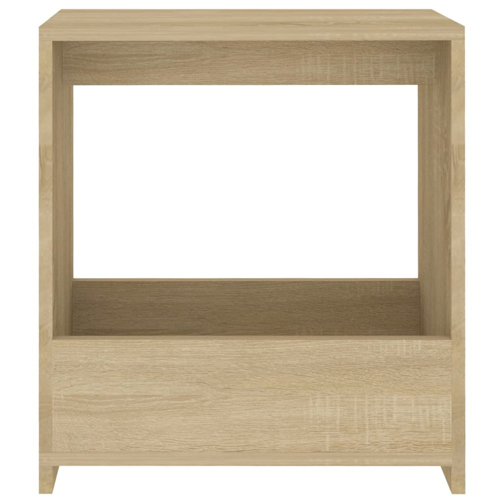 Bijzettafel 50x26x50 cm spaanplaat sonoma eikenkleurig MeubelReus